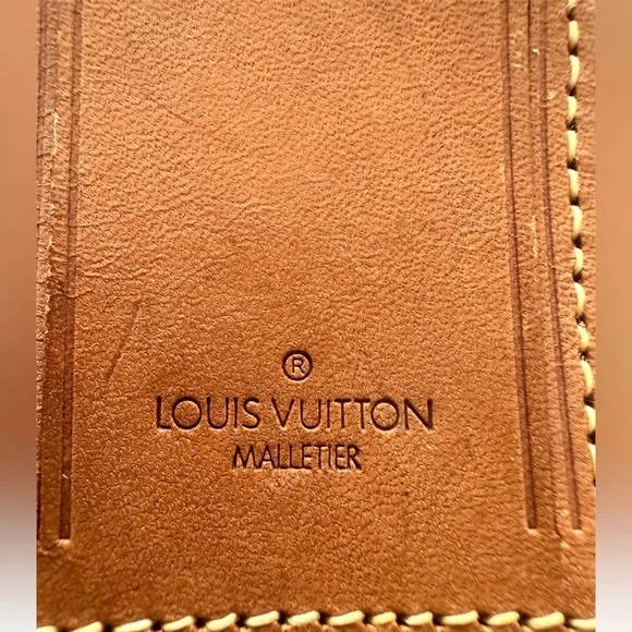 Louis Vuitton Malletier luggage tag - Picture 2 of 3